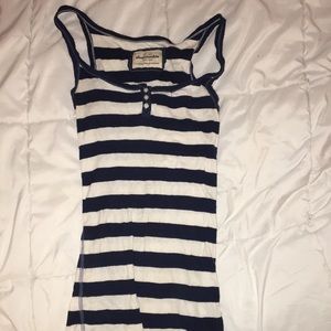 Stripped Abercrombie tank top